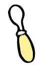 スプーンのイラスト